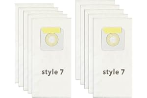 Tomkity 10 Packs Style 7 Paper Vacuum Cleaner Bags Compatible with Uprights Vacuums, Replace Part # 32120