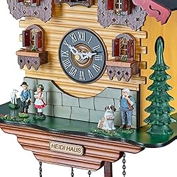 TIMEGEAR Cuckoo Wall Clock with Quartz Movement and