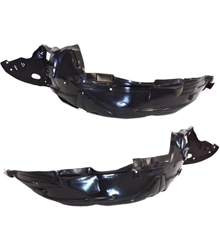 Garage-Pro Front Fender Liners & Engine Splash Shield Kit For 2006-2011 Honda Civic EX/LX/Si/Hybrid - Direct Fit Replacement