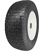13x6.50-6 Lawn Mower Tire & Rim Assembly – Foam Filled, Run-Flat – Fits Cub Cadet, Snapper, Toro, Troy-Bilt