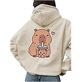 RoseSeek Girl's Animal Graphic Sweatshirts Hooded Long Sleeve Pullover Cute Hoodies