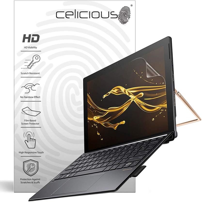 Celicious Film De Protection Brillant Et Invisible Vivid Pour Ecran Hd Compatible Avec Hp Spectre X360 15 Df000 Lot De 2 Accessoires Informatique