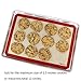 Cook Time Silicone Baking Mat - Half Sheet Baking Macaron Sheet Liner Set Non Stick Cookie Mat(Thick/Large/Non-stick) - Macaron/Cake/Bread Making (Half Sheet Mats,3pk)