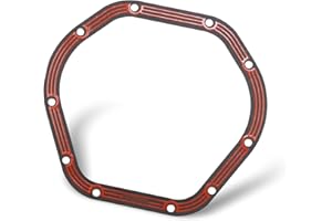 GRANDI 1 PC LLR-D044 Differential Cover Gasket, Transmission Gaskets, Replacement for Dana 44 Axles Drivetrain Sealing (Red)