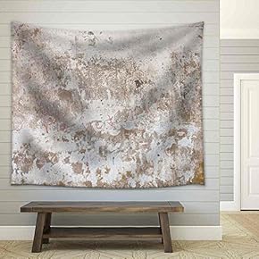 Dirty Grunge Wall - Fabric Wall Tapestry Home Decor - 51x60 inches