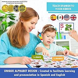 Bilingual Talking Alphabet Poster for Toddlers