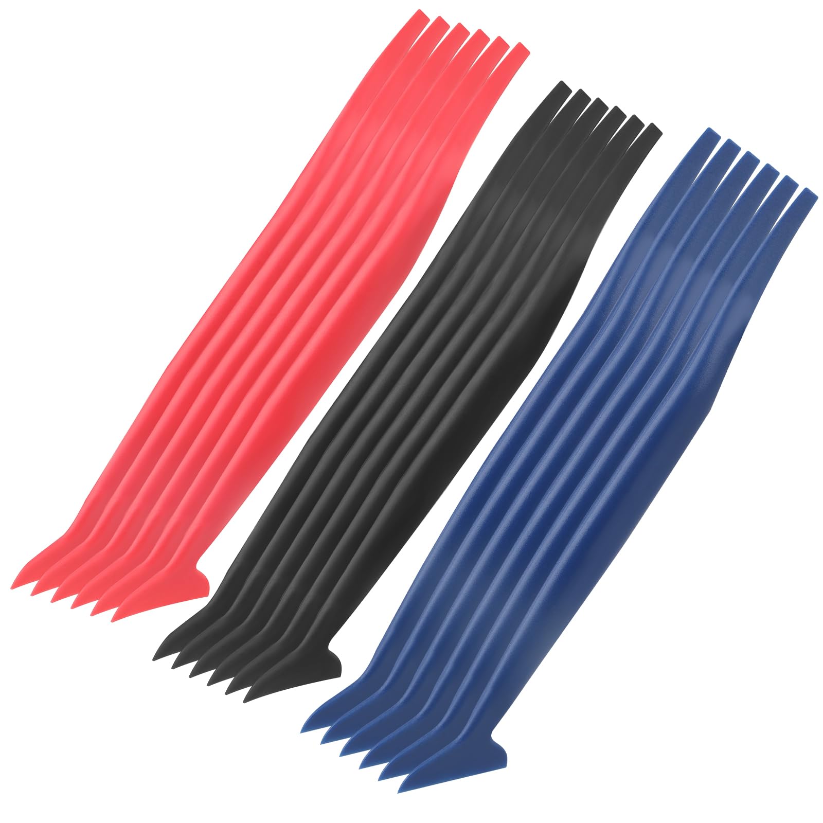 Photo 1 of 18 Pcs Car Micro Squeegee Curves Slot Tint Tool Set, Vinyl Wrap Tools, Vinyl Wrap Squeegee Car Wraping Tools with Different Hardness for Installing Vehicle Wraps and Auto Stickers Car Wrap Tools