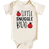 Little Snuggle Bug Baby Bodysuit – Cute Ladybug Infant Outfit – Newborn Gift – Gender Neutral Baby Clothes