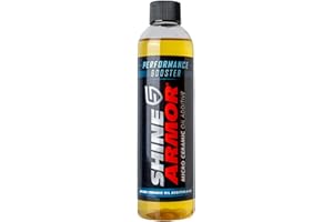 SHINE ARMOR Engine Oil Additive Performance Booster - American Made Engine Oil Treatment for Wear and Tear Protection - Protect Gas and Diesel Engines with Friction and Stiction Eliminator Nanoparticles