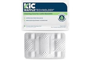 KICTeam - Waffletechnology® Cleaning Cards for Card Reader Payment Machines (40 Cards) - Presaturated with MiracleMagic®