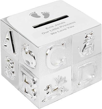 personalised money box 1st birthday