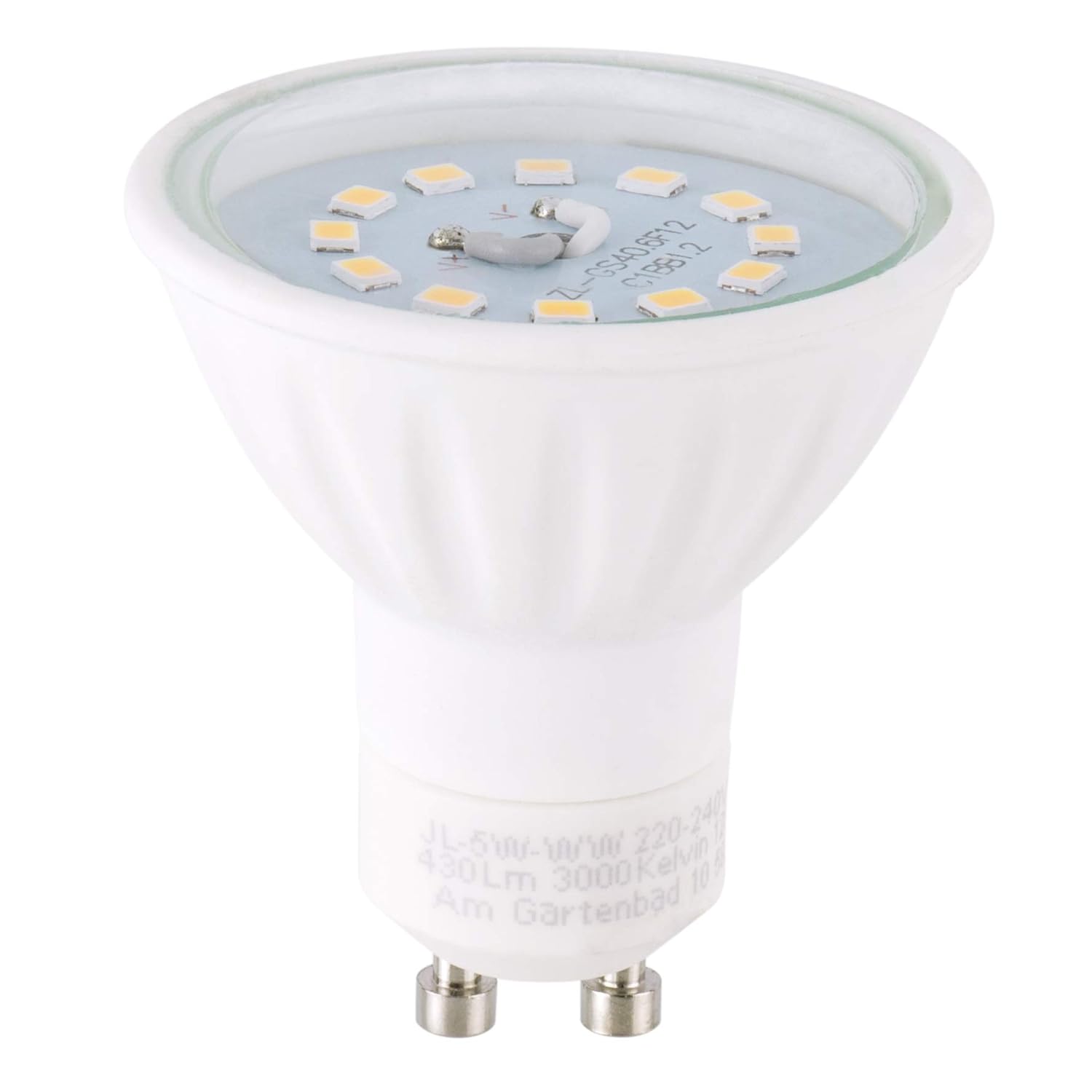 Power LED-Strahler Leuchtmittel für 50mm Einbauleuchten GU10 230V 5W=50W Halogen