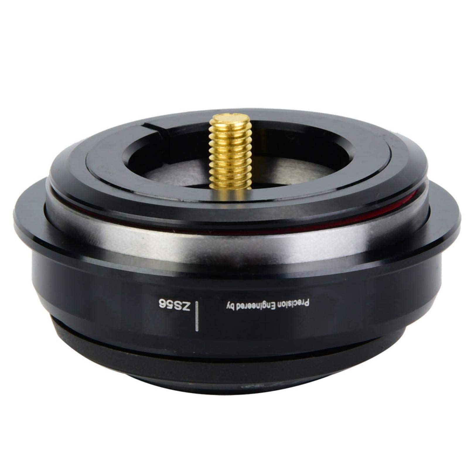 Alomejor Bicycle Headset CNC AL6061 T6 Mountain Bike Tube Fork Headset Bike Tapered Straight Tube Fork Headset 44mm/56mm