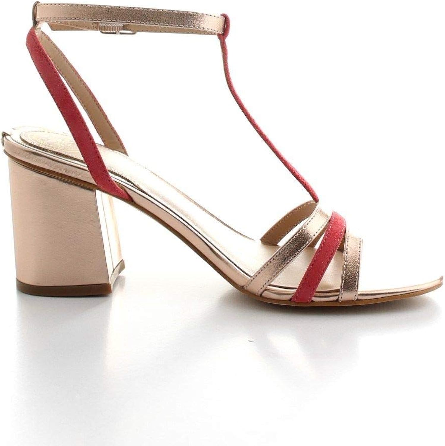 Amazon.com | GUESS Luxury Fashion Woman FL6MSELEA03ROSE Pink Faux Leather Sandals | Spring 