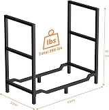 Mutool Metal Firewood Rack 65x33x60cm Log Holder for Indoor Outdoor Use view 4