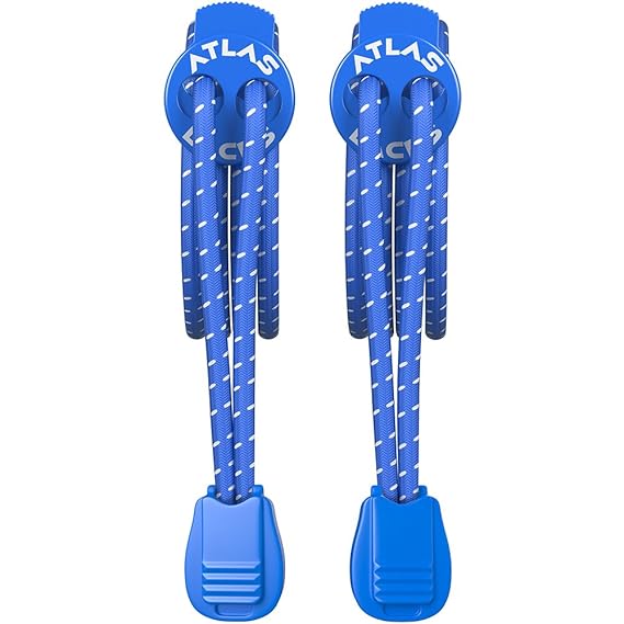 Atlas Laces : Elastische Schnürsenkel m. Schnellverschluss - Innovativem Sportler-freundlichem Schnellschnürsystem – Die perf