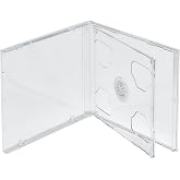 10 STANDARD Clear Double CD Jewel Case