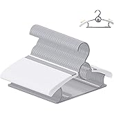 50 Pack Baby Hangers, Non-Slip Kids Hangers, 11"-14" Adjustable Infant Hanger, Space Saving Plastic Hanger for Girl Boy Toddler Kids Child (Grey)