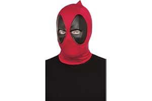 RUBIES Rubie's Costume Co. Men's Deadpool Deluxe Fabric Overhead Mask