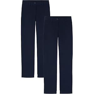 Dockers Girls' School Uniform Jegging Pant, 2-Pack