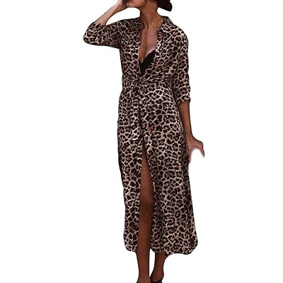 WENOVL Plus Size Dresses,Womens Leopard Print Maxi Togo | Ubuy