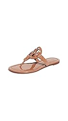 Tory Burch Women's Miller Thong Sandals, Tan, 8