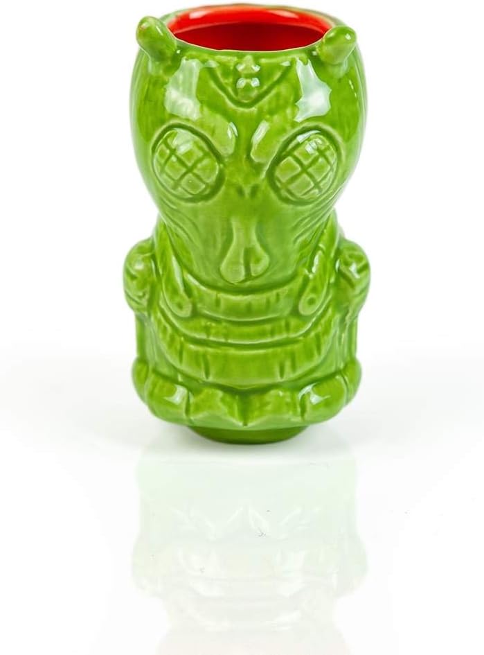 Geeki Tikis Rick & Morty Krombopulos Michael Ceramic Mini Muglet, Green - Image 3