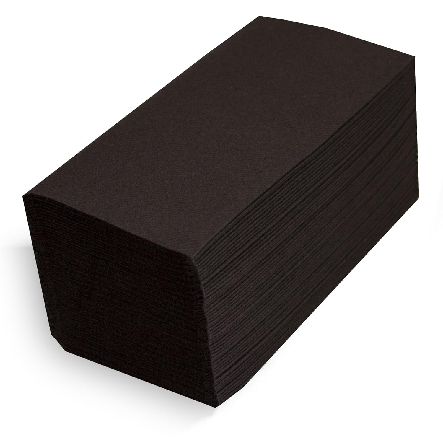 MORIGAMI SER41008051 Napkin 40x40, Airlaid, 1/8 Fold, 30 Napkins, Black/White