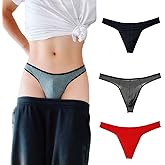 BY.ECG Men's Cotton Thong Sports Sexy T-back Classic Y-type Low Rise Thin Soft Lightweight Pouch Supporting