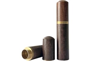 Mini Wood Urns for Human or Pet Ashes Set of 2 - Handcrafted Wood Keepsake Urn, Small Memorial Urn for Ashes with Elegant Sim