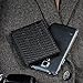 kinzd Slim Wallet with Money Clip RFID Blocking Minimalist Bifold Wallet for Men Genuine Leather Front Pocket Card Holder