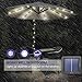 Homestarry Solar Rope String Lights, 300 LED 100 FT Outdoor Solar Powered Firefly Lights with Remote, IP67 Waterproof Silver Wire Solar Fairy Lights for Patio, Garden, Home(Warm White)