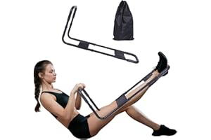 Hamstring Stretcher for Knee Extension, Adjustable Lower Back Stretcher, Calf, Leg & Hip Stretching Device