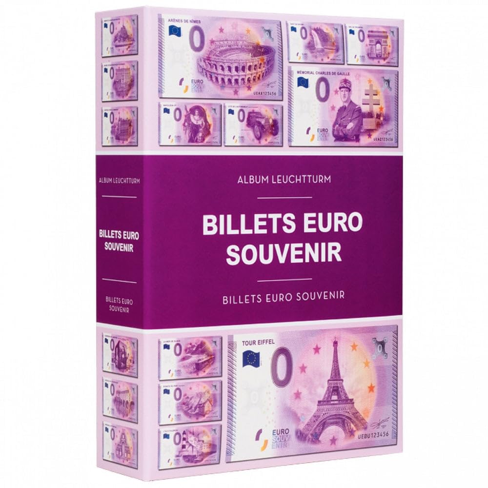 Leuchtturm 349260 Banknote album for 420 euro souvenir banknotes for safe storage