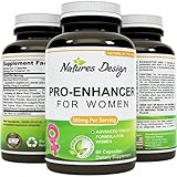 Female Enhancer Pills â€“ Natural Curve Enhancing Supplement for Women with Potent Enlargement of Curves, Pure Horny Goat Weed + Maca Root + Ginseng + Tongkat Ali, Boost Drive and Desire