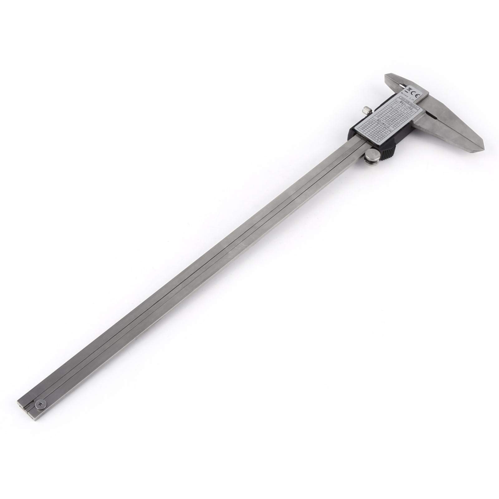 Stainless Steel Digital Large Screen Vernier Electronic Caliper, 12 inch 300MM for Measuring Inside Outside Depth Step 0-300MM Micrometer MEA