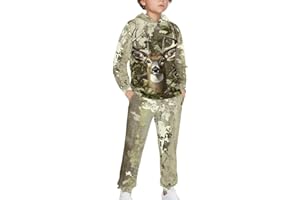 WELLFLYHOM Boy Clothes Long Sleeve Hoodie Sweatsuits Tops and Pants 5-12 T 2Pcs Boys Athletic Kids Pants Set