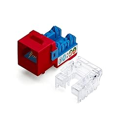trueCABLE Cat6A Keystone Jack, Unshielded (UTP), 90