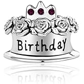 SBI Jewelry Birthday Birthstone Charm Compatible Pandora Charms Bracelets Birthstone for Women Birthday Jewelry
