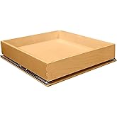 SlidingSusan Pull Out Drawer Organizer for Cabinets, Gliding Soft Close Shelves for Kitchen, Pantry, Bathroom, & Storage Organization, 9 Ply Baltic Birch, 20 Inch Wide x 18 Inch Deep