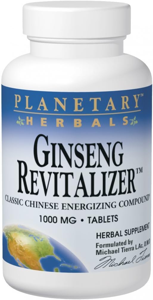Ginseng Revitalizer 964 mg Planetary Herbals 90 Tabs: Health & Personal Care