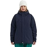 NOMADIKA Women Ski Jacket Waterproof Insulated Winter Snow Coat for Skiing Snowboarding Rain Coats Oversize Unisex
