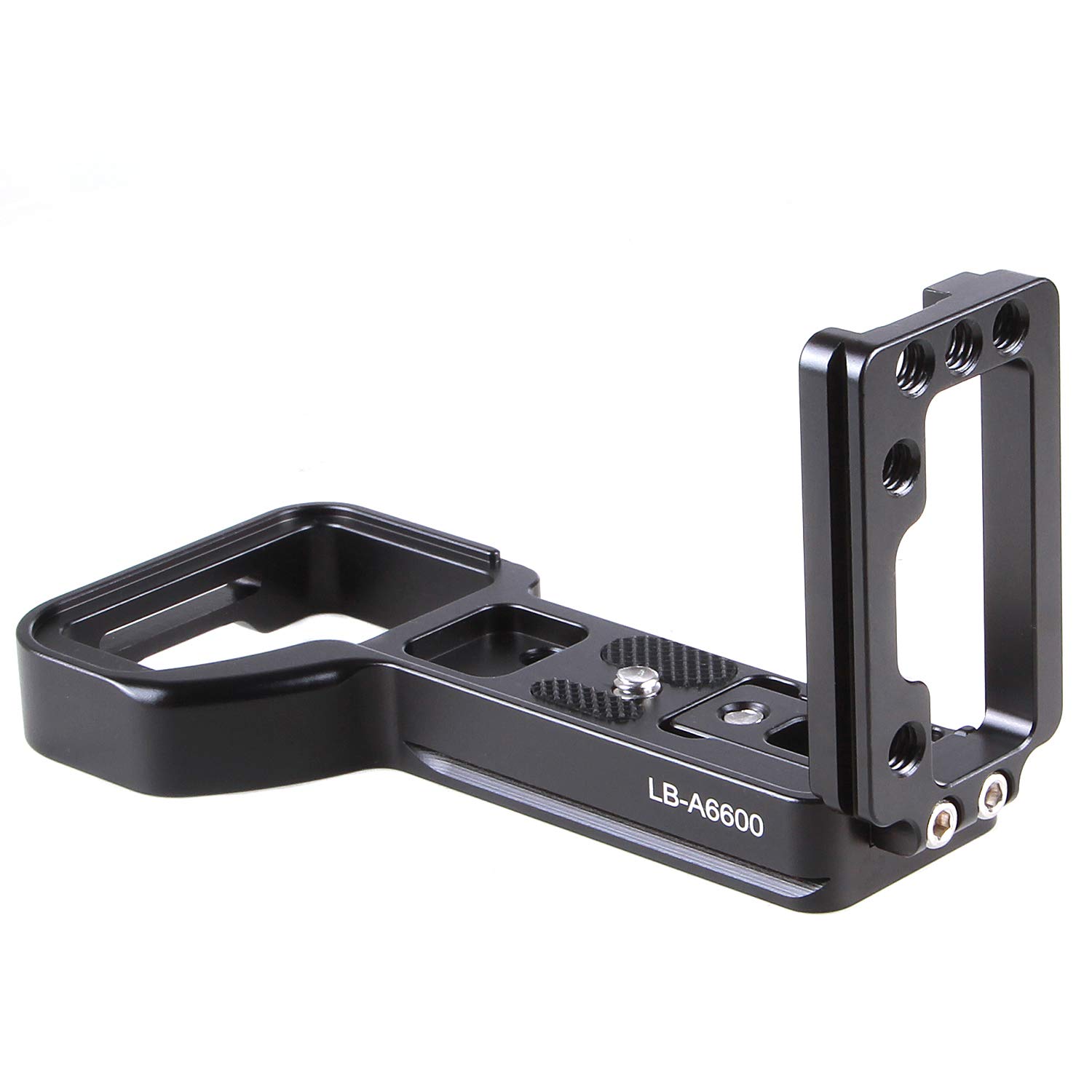 Fotga Extendable Vertical Shoot Quick Release Plate L-Shaped Bracket Holder Hand Grip for Sony Alpha 6600 A6600 ILCE-6600 Camera Body, Compatible With Arca-Swiss Standard