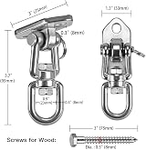 WAREMAID 304 Stainless Steel Swing Hanger Kit 450kg 360° Swivel Hook view 6