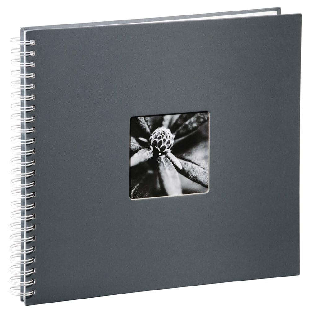Hama | "Fine Art" Spiral Bound Album, 36 x 32 cm, 50 White Pages | Grey