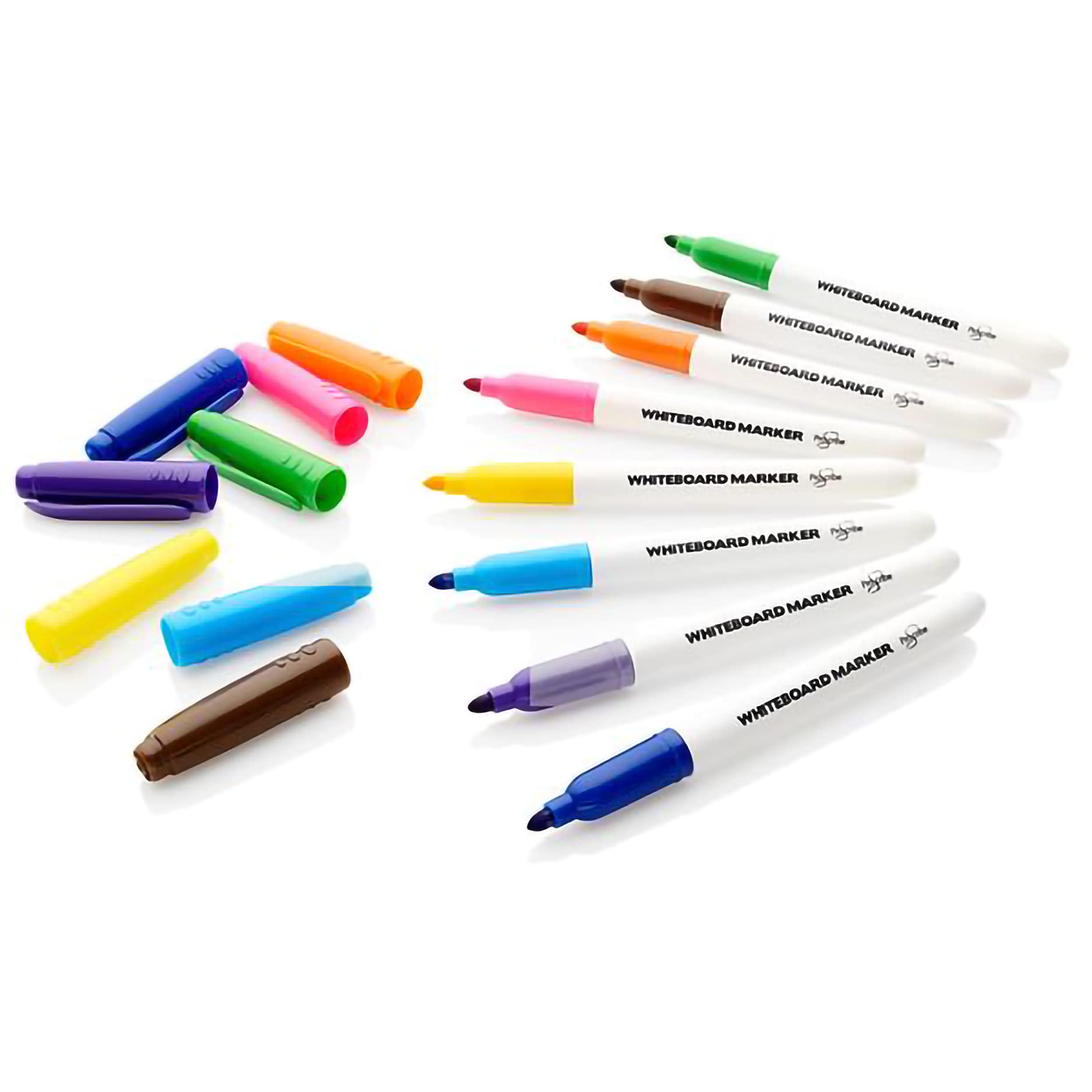 Premier Stationery Pro:Scribe Whiteboard Markers. Assorted Colours. Pack of 8.