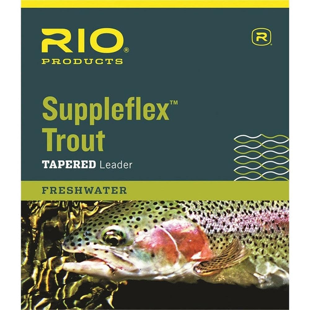 RIO Products Leaders Suppleflex Trout 9' 5X Leaders, Clear
