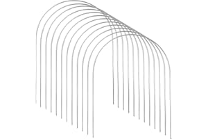 KKONHII 12 PCS Croquet Wickets Replacement Metal Croquet Hoops Galvanized Arch Croquet Goals for Family Lawn Games Backyard Fun, and Outdoor Games(9 in Height & 7.9 in Width)