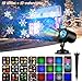 NEXGADGET Christmas Projector Light,2 in 1 Water Wave Light Projector with 12 Slides,Holiday Decoration Light for Party,Birthday,Remote Control Waterproof Outdoor/Indoor