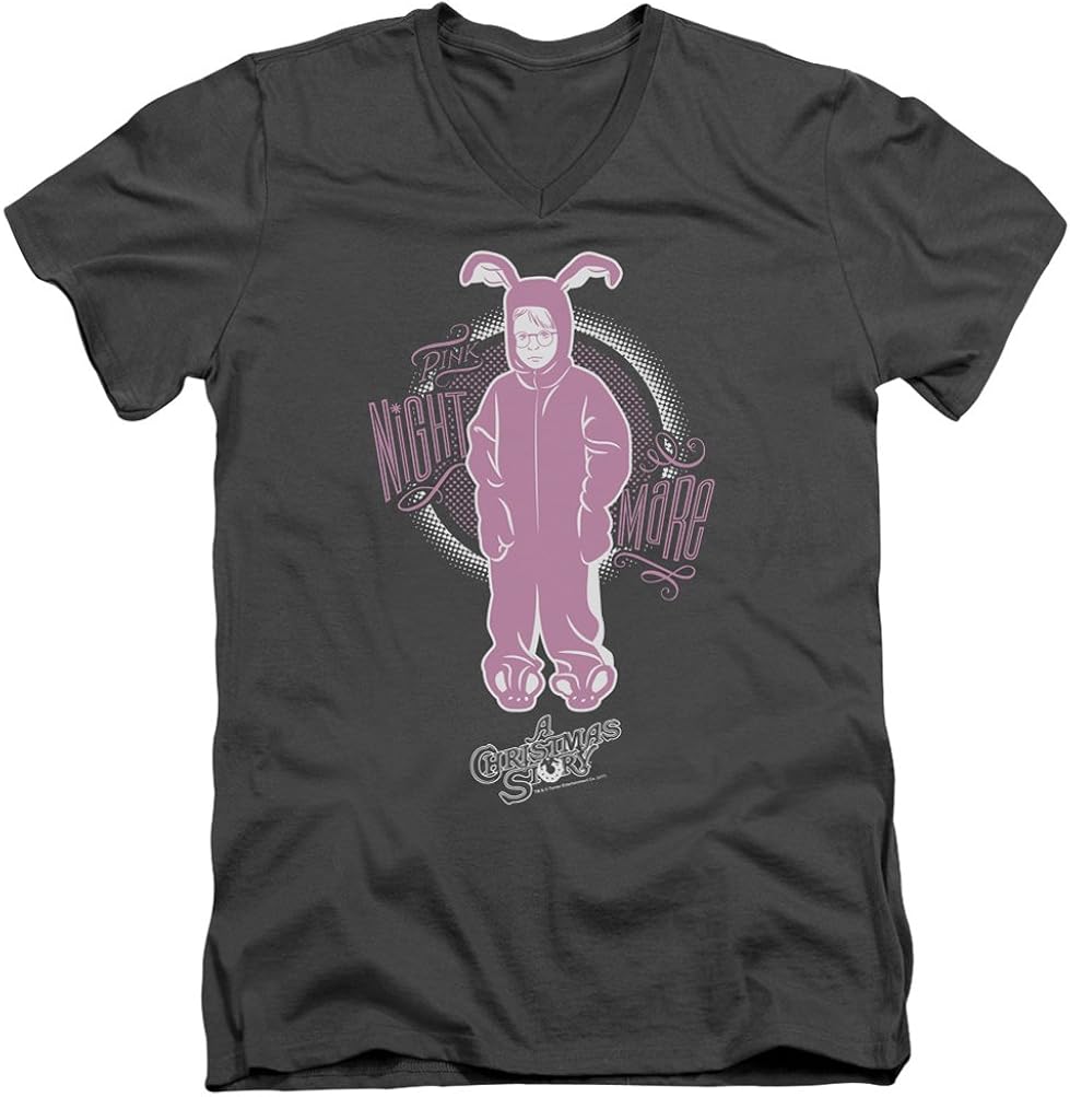 Amazon.com A&E Designs Mens A Christmas Story TShirt Pink Nightmare